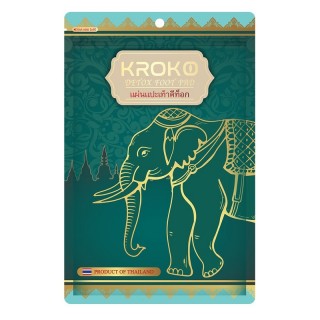 泰國 KROKO 大象袪濕氣養身艾草竹醋足貼 (10片)